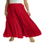 Flowing Crinkled Maxi Skirt image number null
