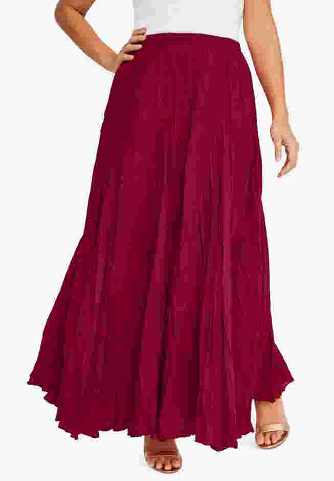 Flowing Crinkled Maxi Skirt image number 0
