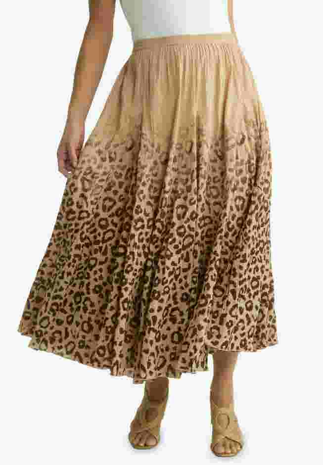 Flowing Crinkled Maxi Skirt image number 0