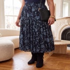 Flowing Crinkled Maxi Skirt image number 0