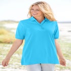 Elbow-Sleeve Polo Tunic image number 0