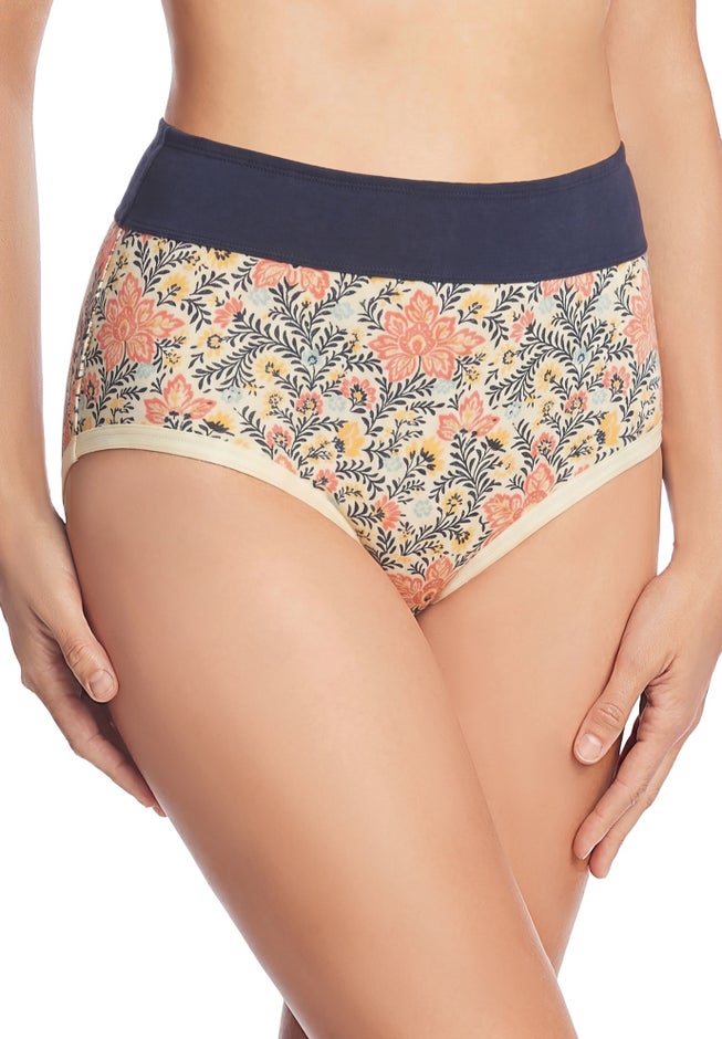 Full Coverage Stretch Cotton Color Block Brief 3-Pack image number 1