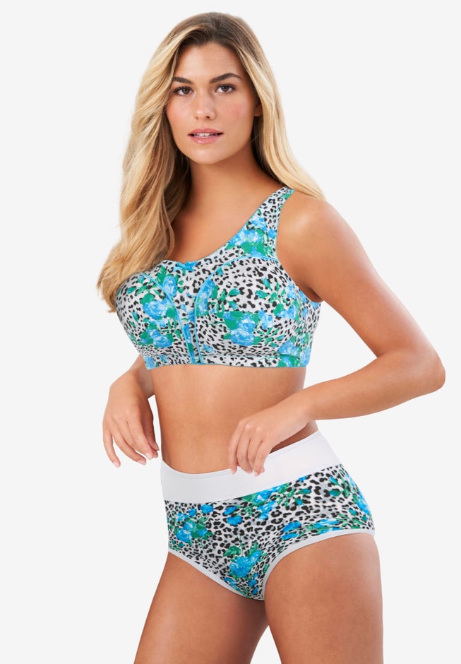 Full Coverage Stretch Cotton Color Block Brief 3-Pack image number 1