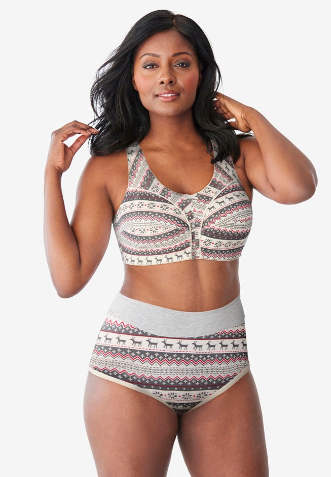 Full Coverage Stretch Cotton Color Block Brief 3-Pack image number 1