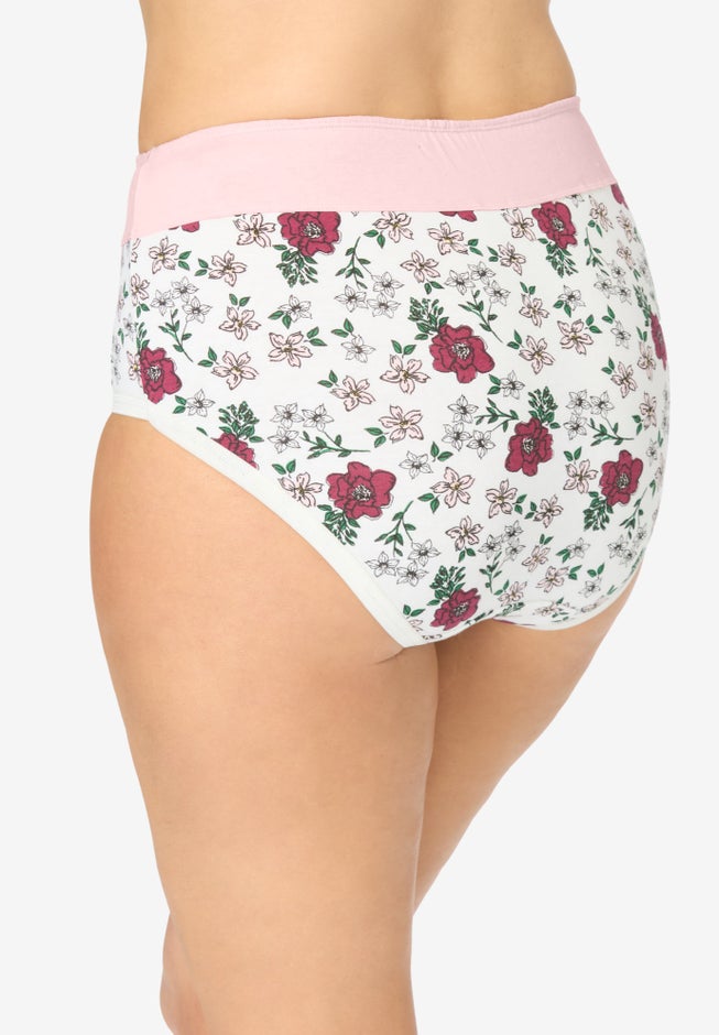 Full Coverage Stretch Cotton Color Block Brief 3-Pack image number 1