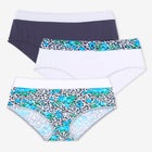 Full Coverage Stretch Cotton Color Block Brief 3-Pack image number null