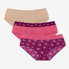 Full Coverage Stretch Cotton Color Block Brief 3-Pack image number null