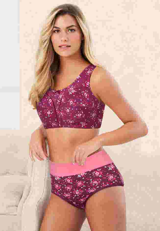 3-Pack Cotton Wireless Bra image number 4