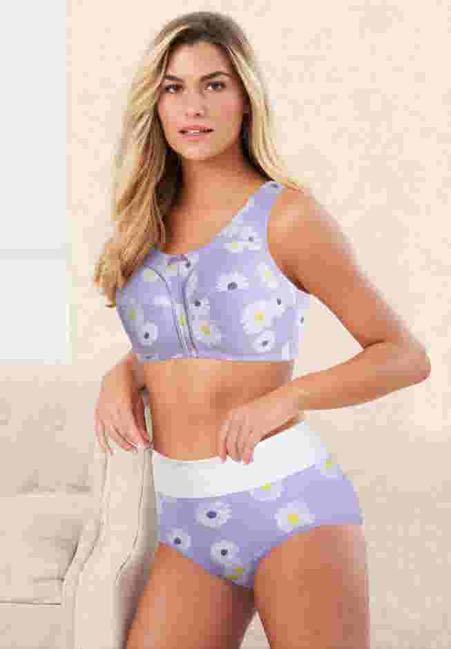 Full Coverage Stretch Cotton Color Block Brief 3-Pack image number 5