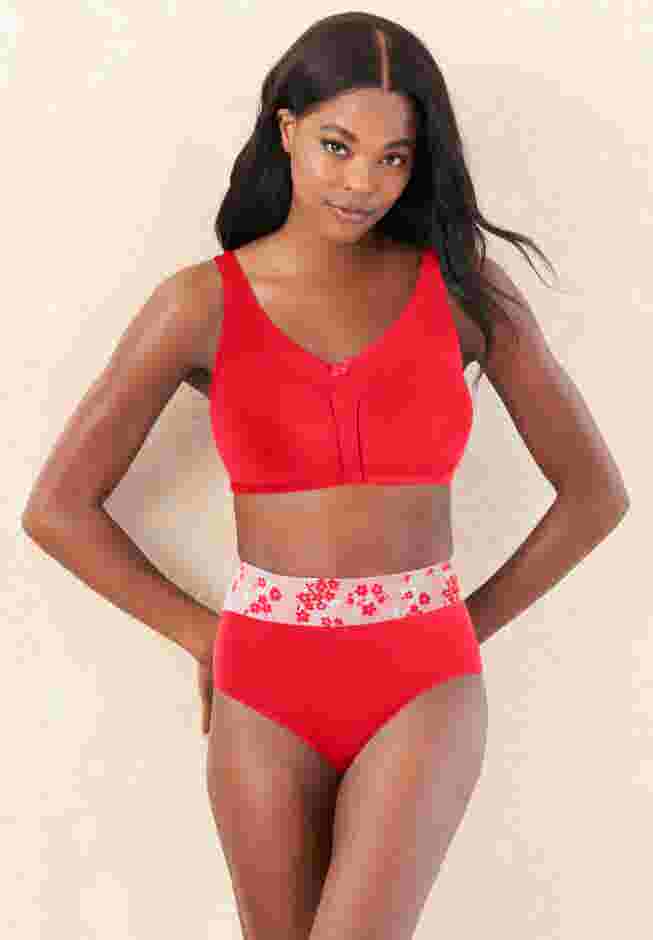 Full Coverage Stretch Cotton Color Block Brief 3-Pack image number 3