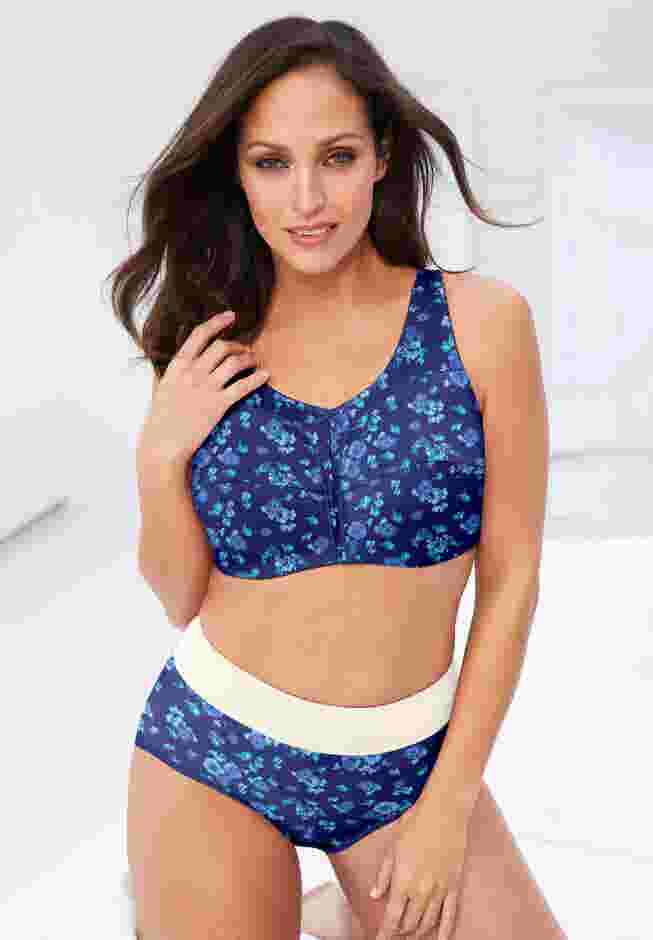 Full Coverage Stretch Cotton Color Block Brief 3-Pack image number 2