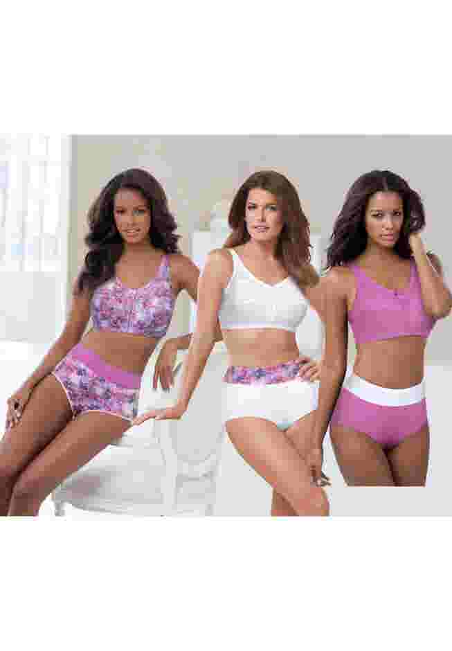 Full Coverage Stretch Cotton Color Block Brief 3-Pack image number 3