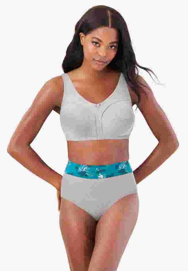 Full Coverage Stretch Cotton Color Block Brief 3-Pack image number 1