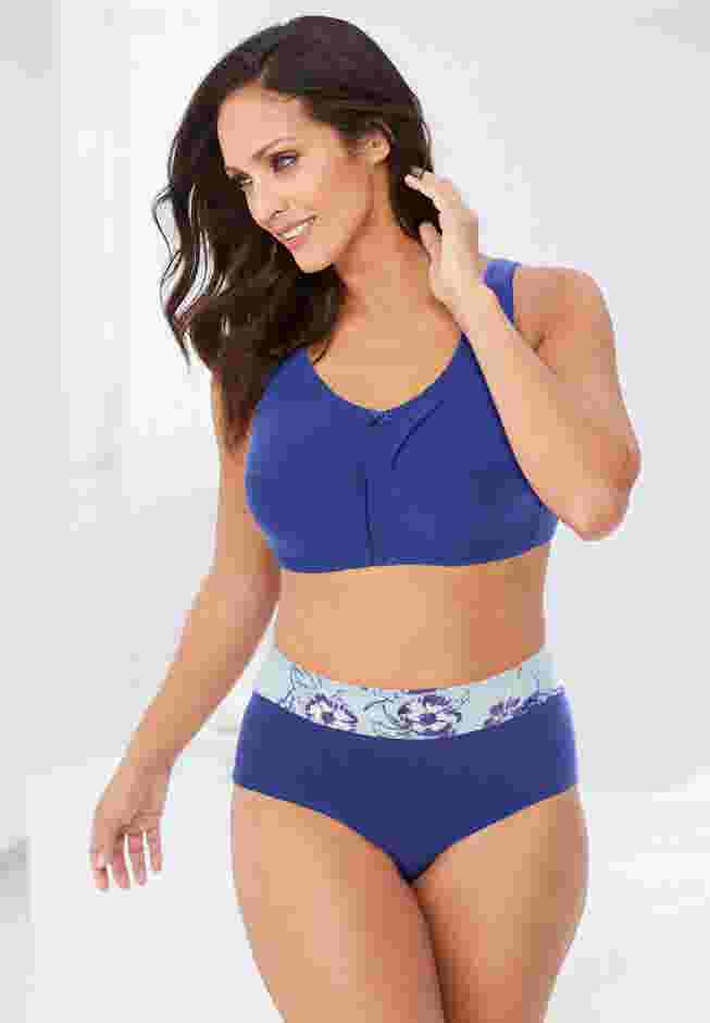 Full Coverage Stretch Cotton Color Block Brief 3-Pack image number 2