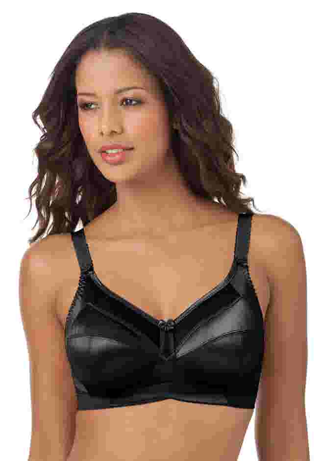 Goddess® Keira Satin Wireless Bra image number 0