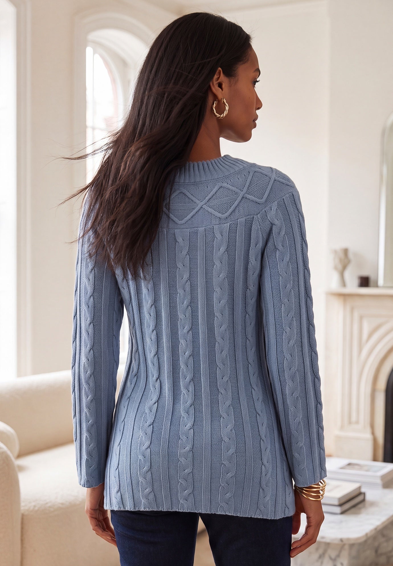 Cable Sweater Tunic image number 1