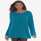 Cable Sweater Tunic image number null