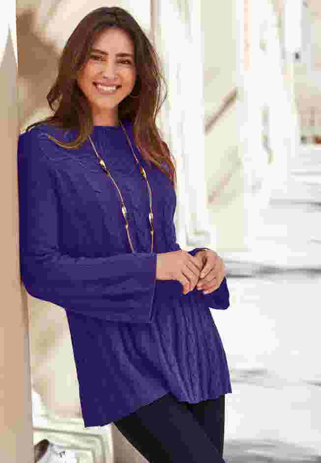 Cable Sweater Tunic image number 0