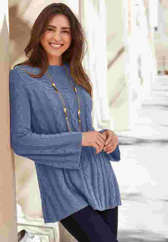 Cable Sweater Tunic image number 0