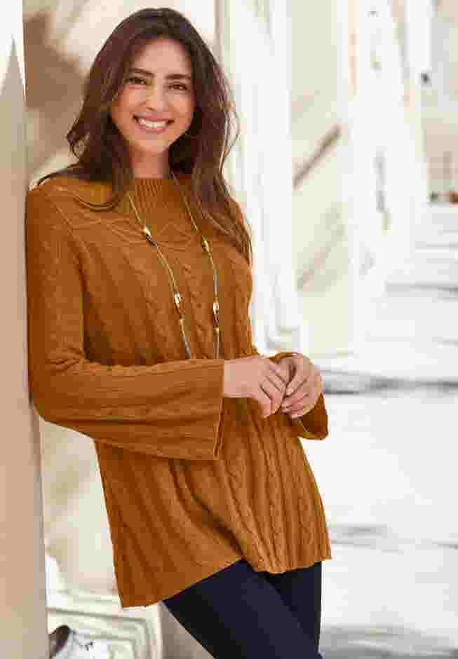 Cable Sweater Tunic image number 0