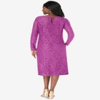 Stretch Lace Shift Dress image number null