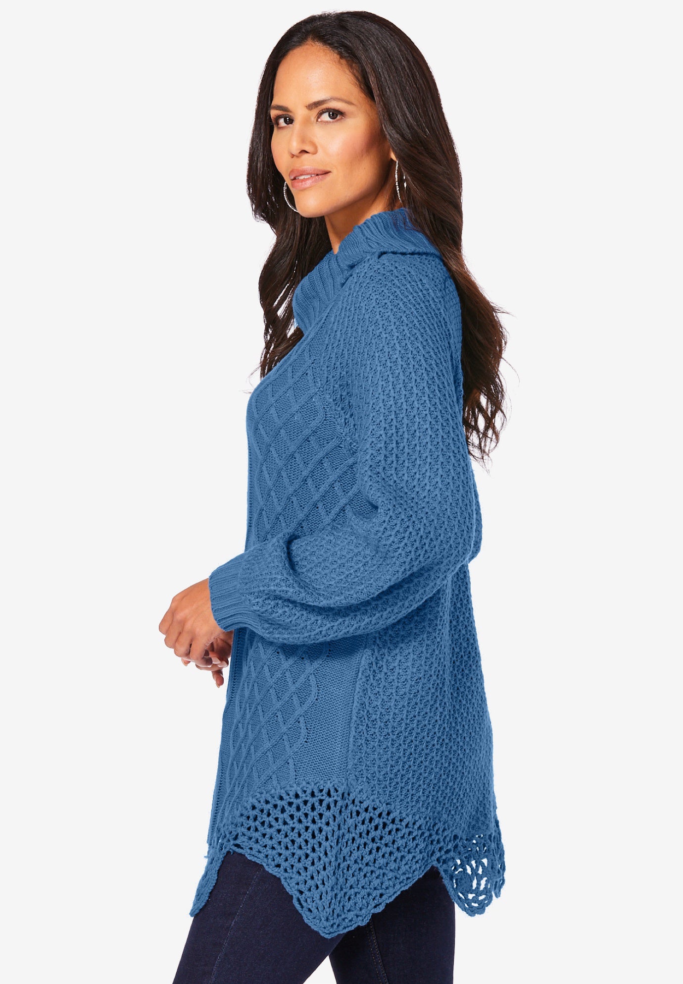 Cable Knit Pullover Sweater image number 2