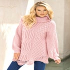Cable Knit Pullover Sweater image number null