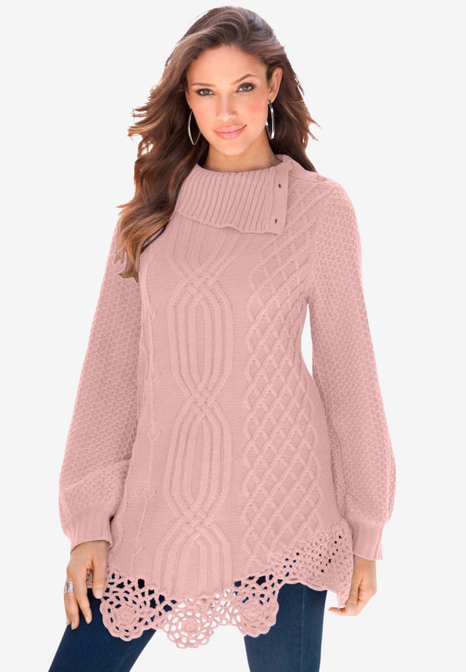 Cable Knit Pullover Sweater image number 0