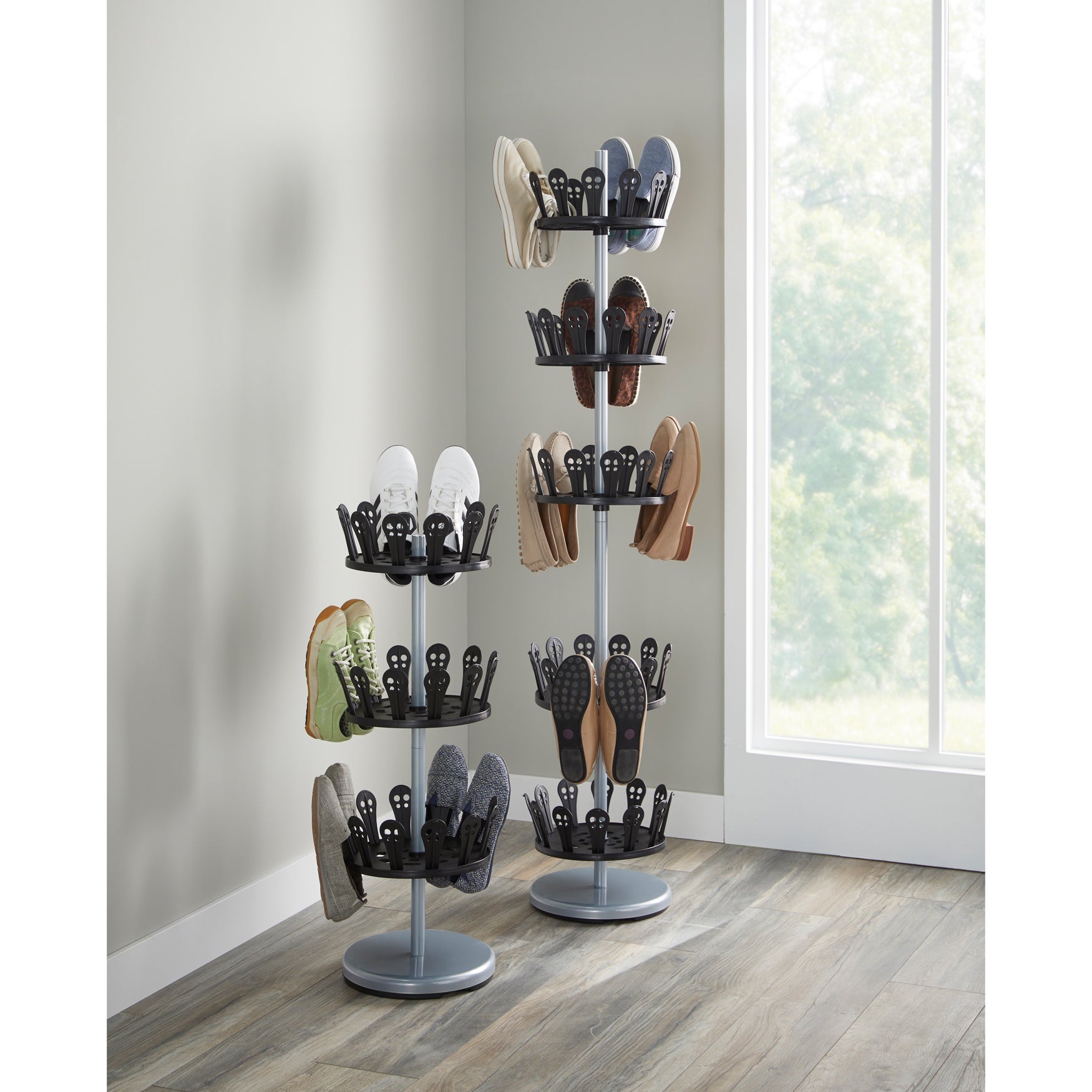 rotating shoe stand