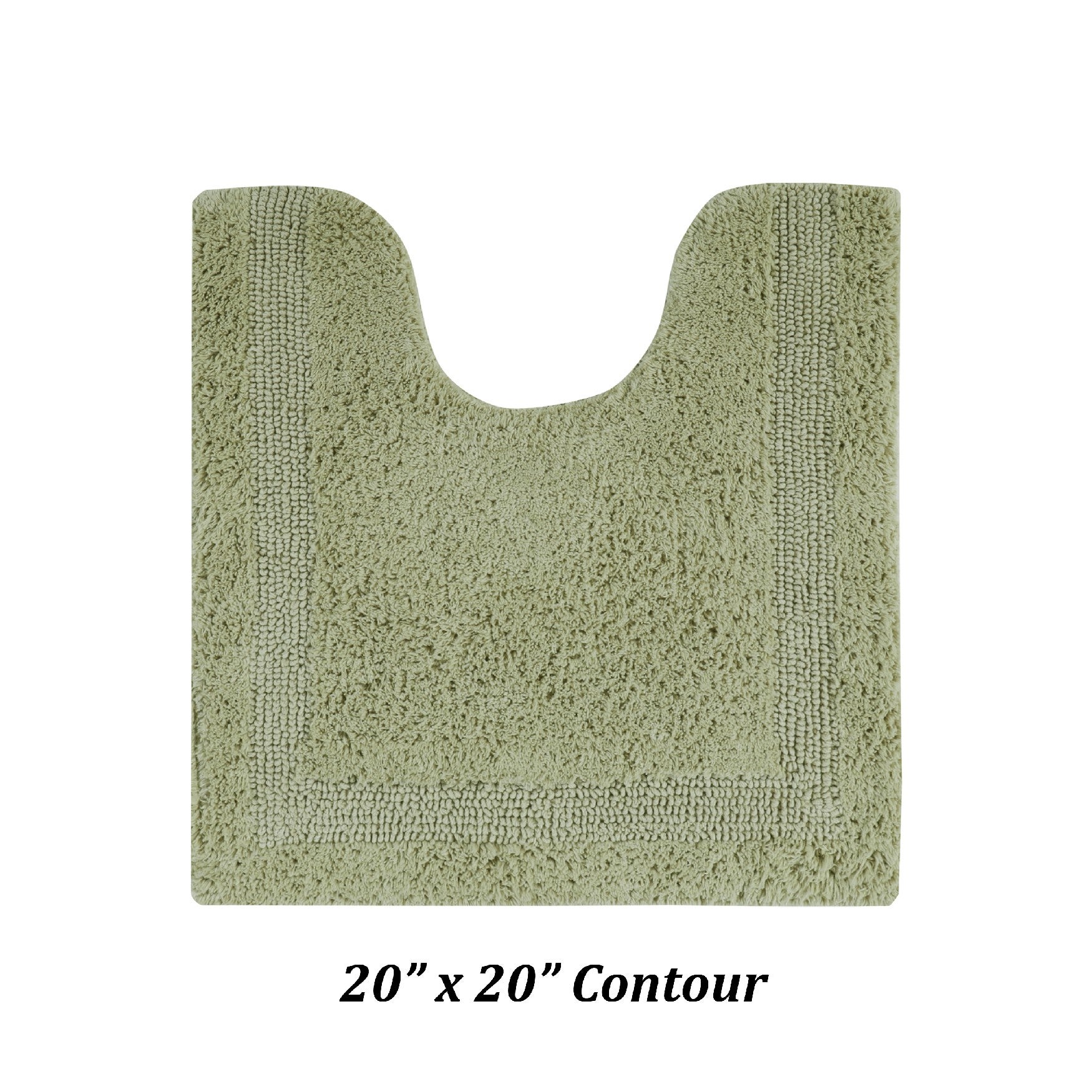 Lux Collections Bath Mat Rug 20" X 20" Contour Roaman's