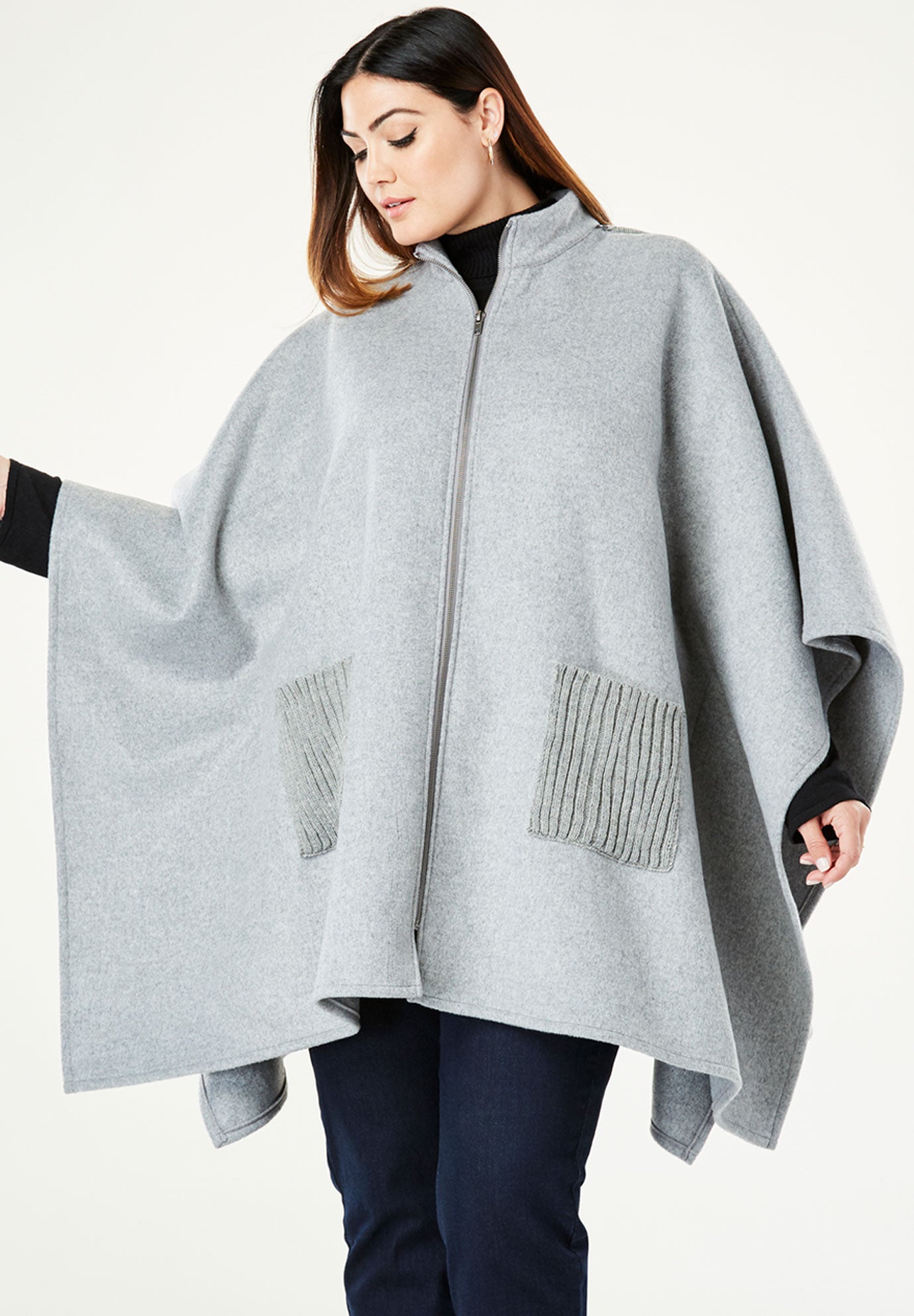 Wool Cape Coat With Hood 2025 | solajoiers.com
