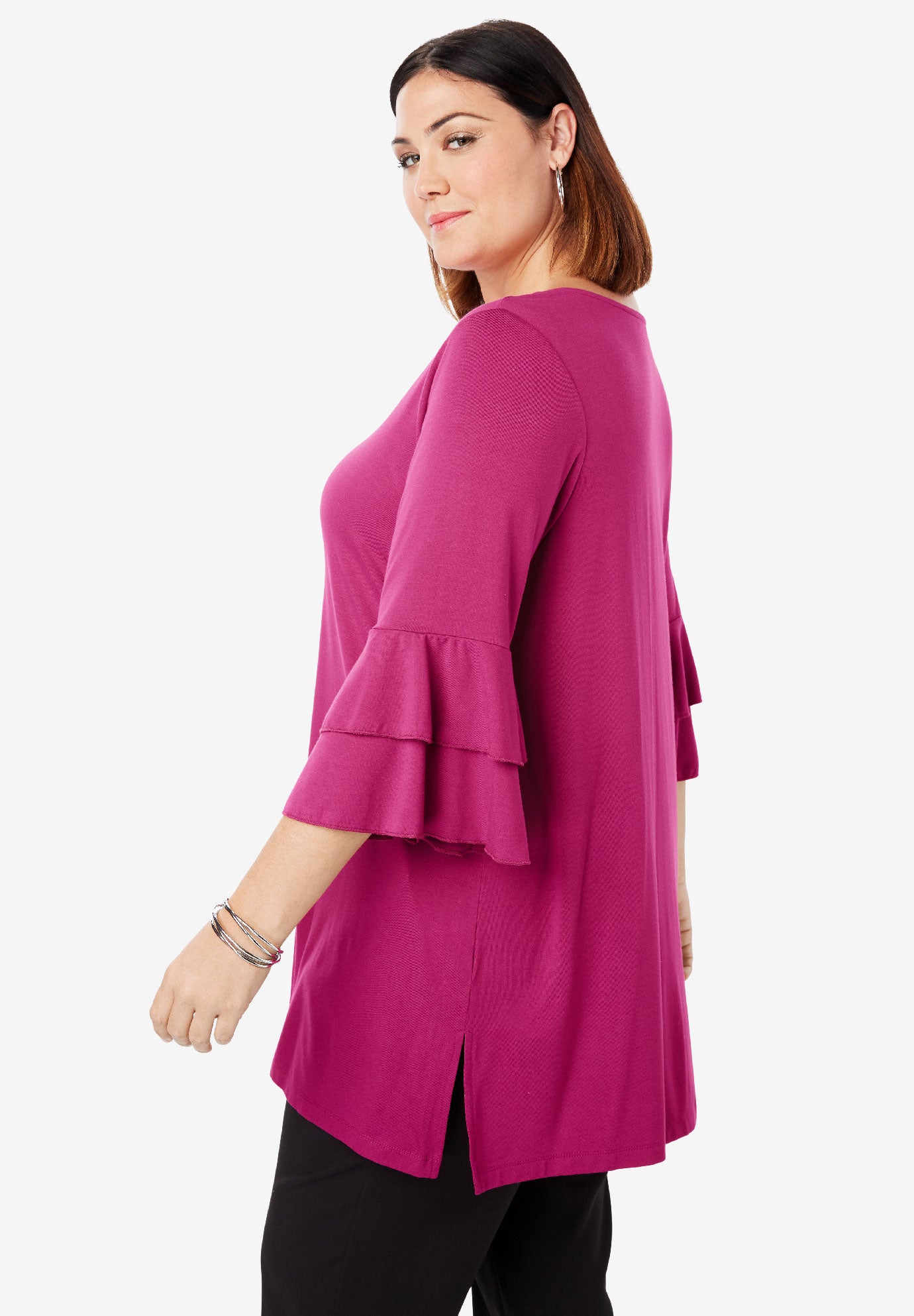 Bell Sleeve Tunic | Roaman's