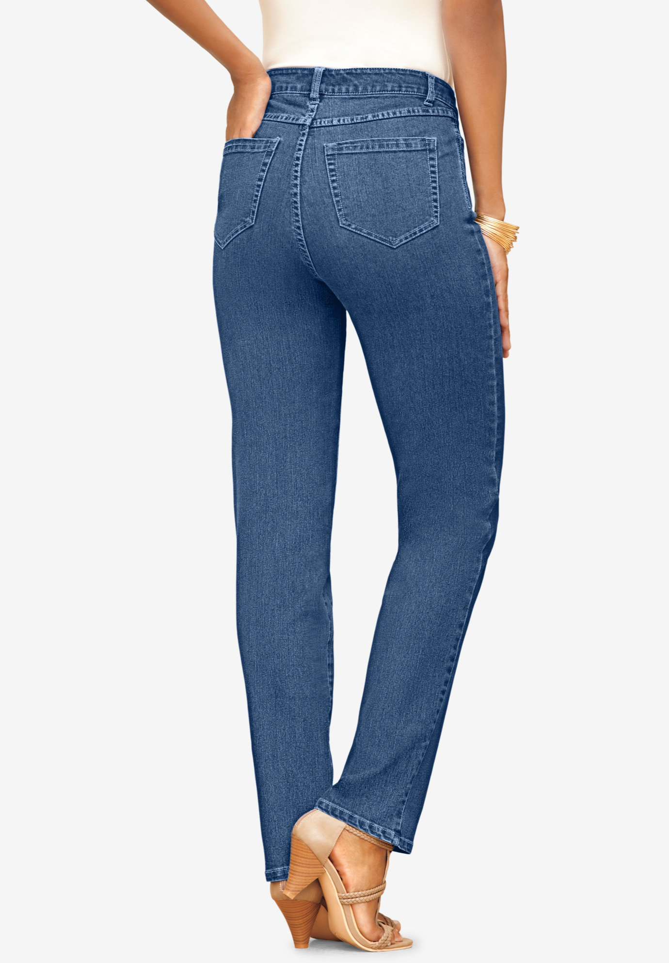 Straight-Leg Jean with Invisible Stretch®, 