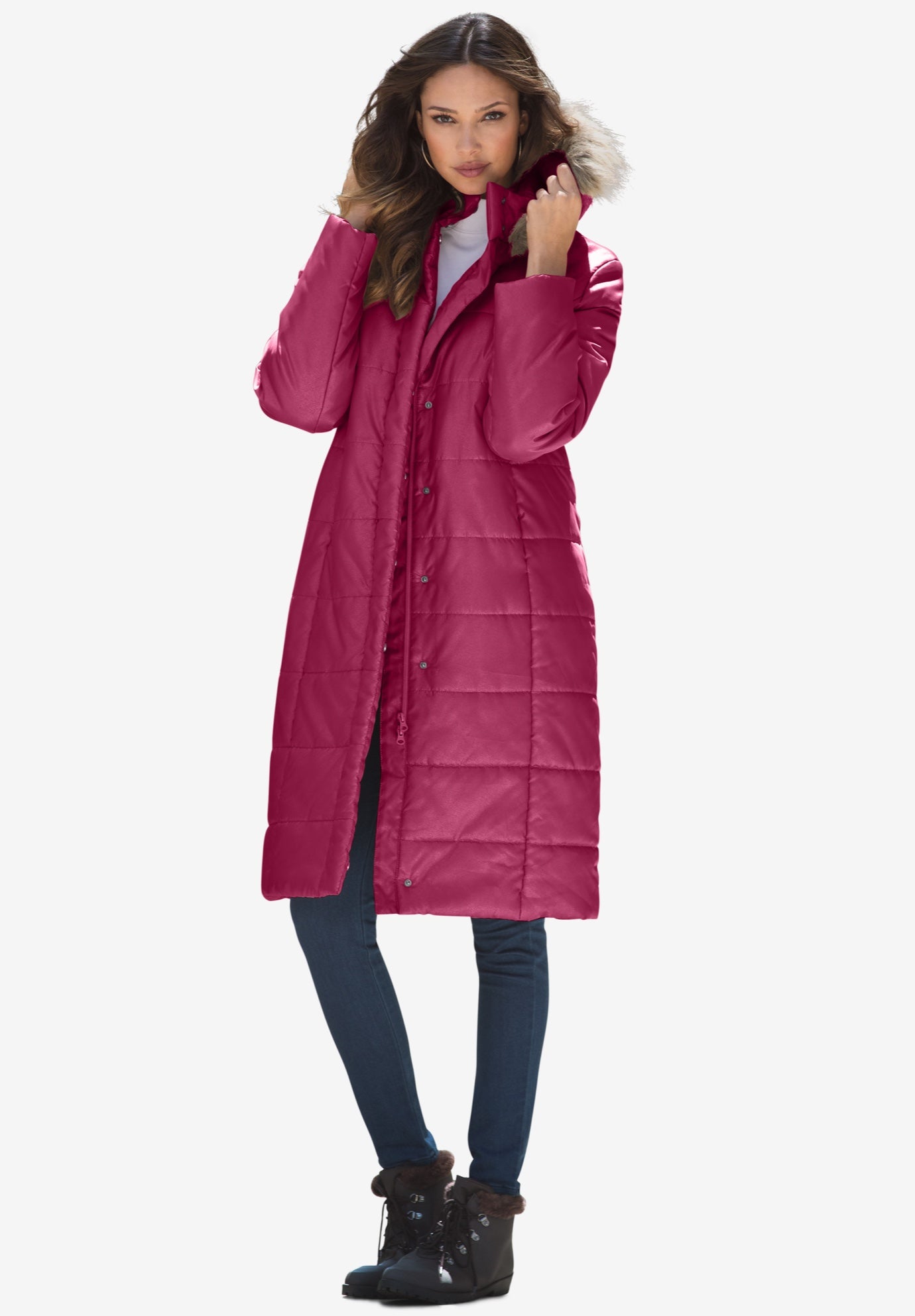 dorchester quilted down hooded parka