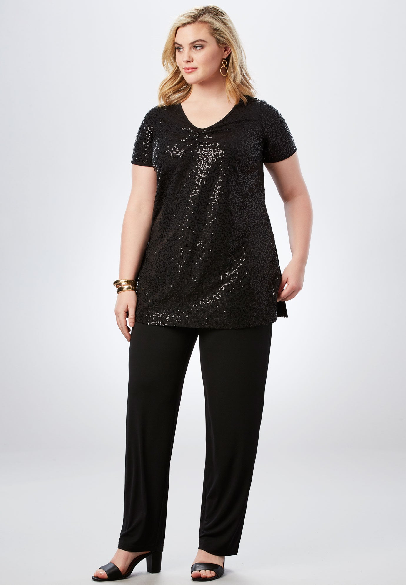 plus size evening pants outfits