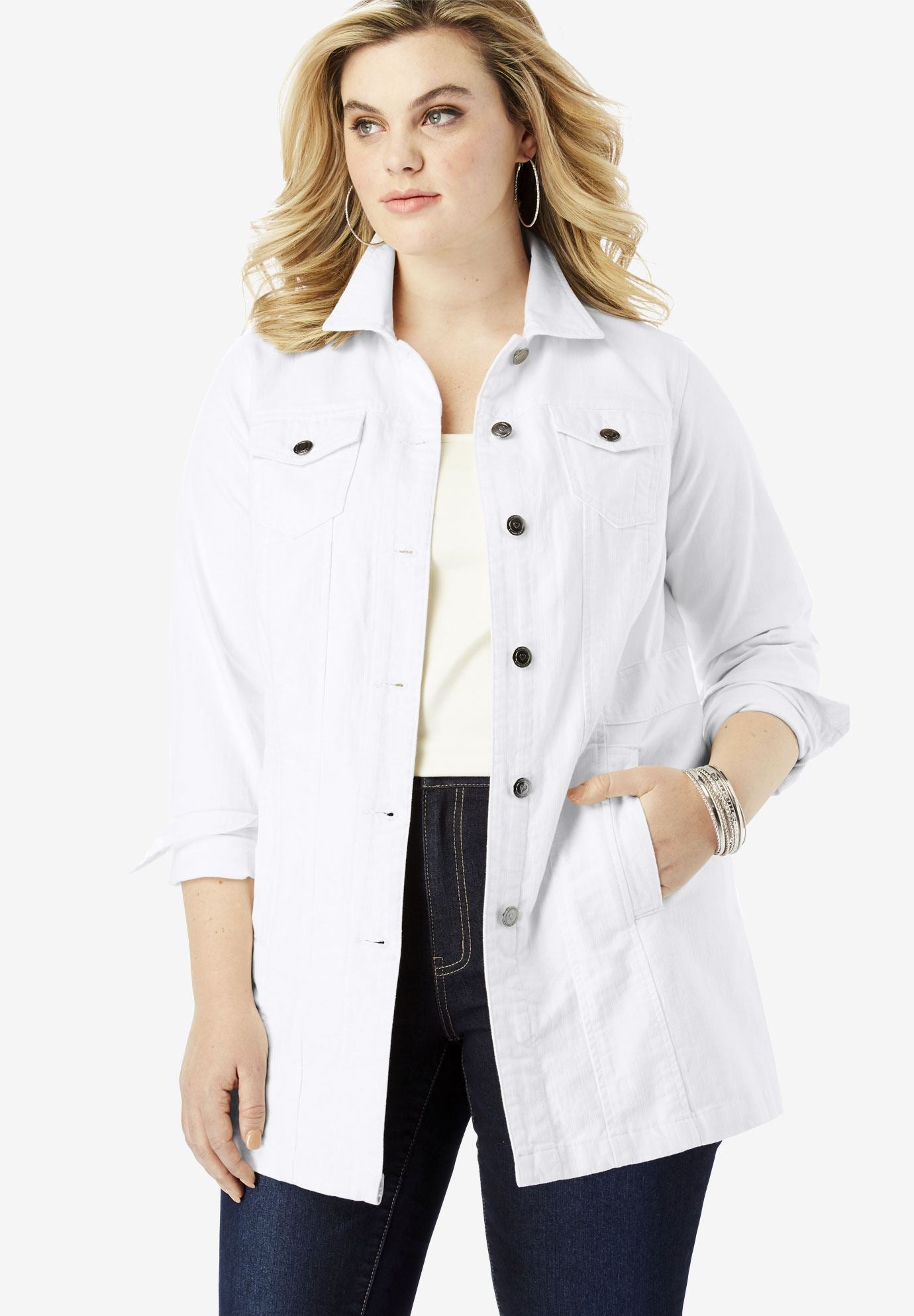 roamans denim jacket