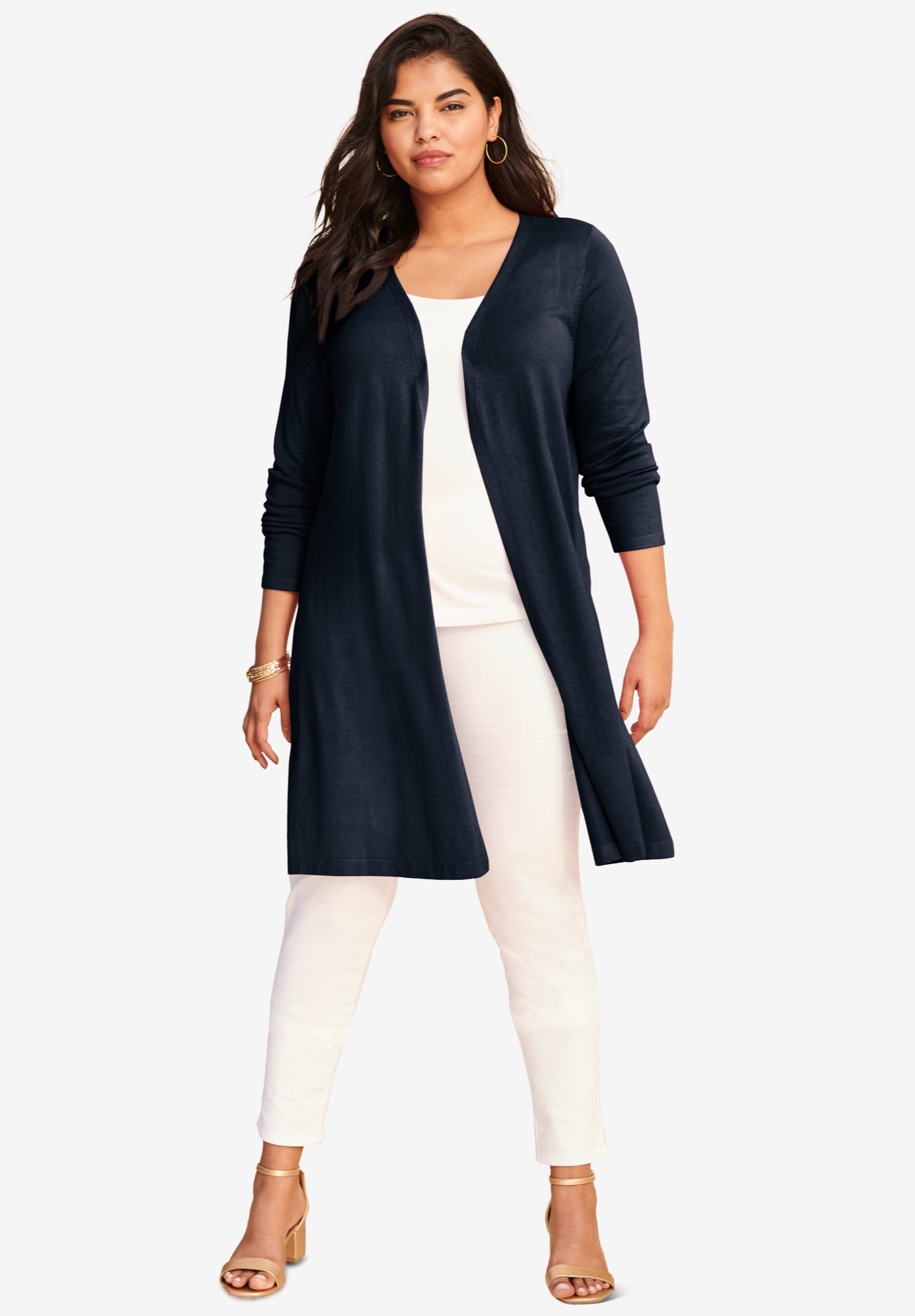 tie front cardigan