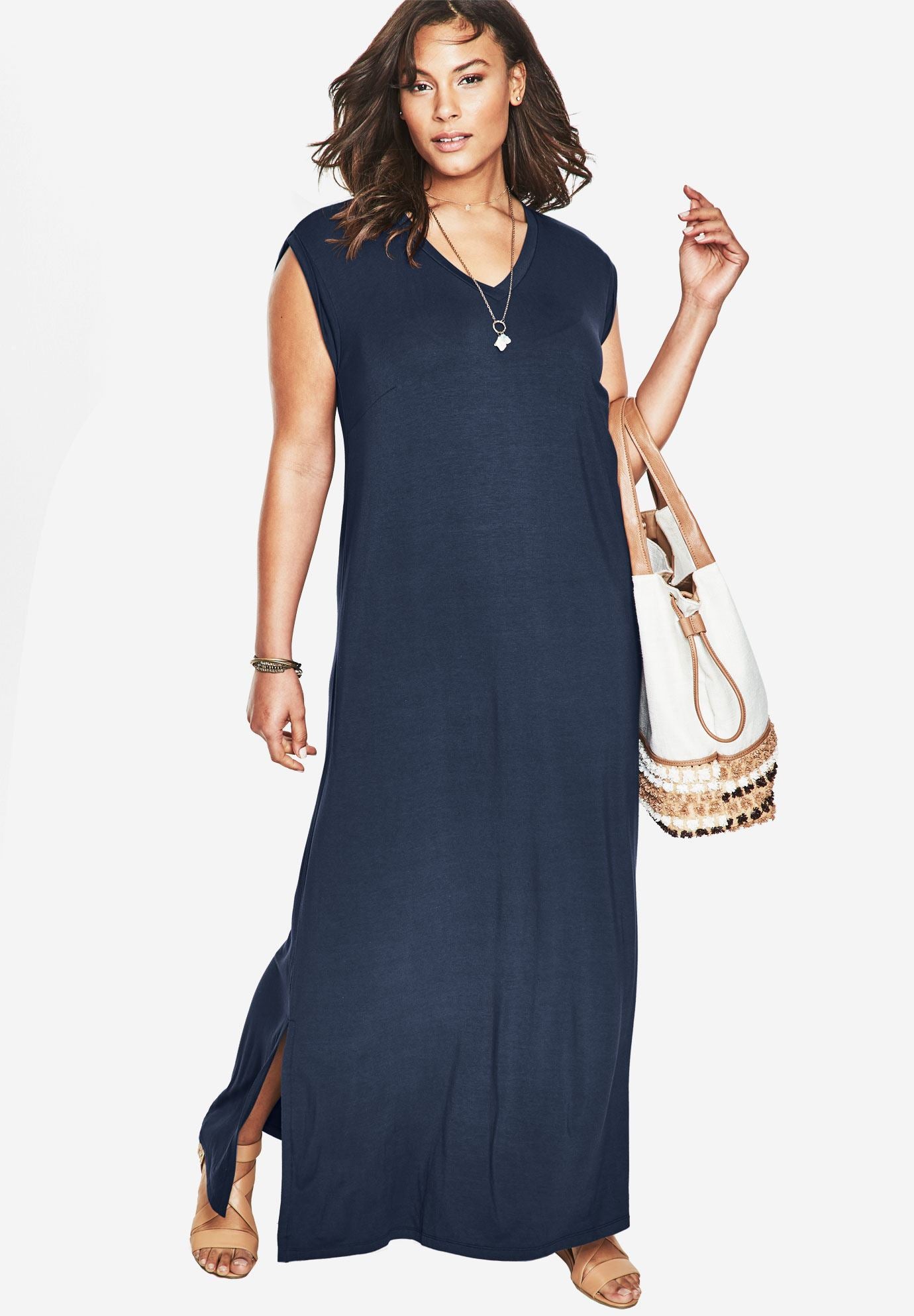 tshirt dress with slit