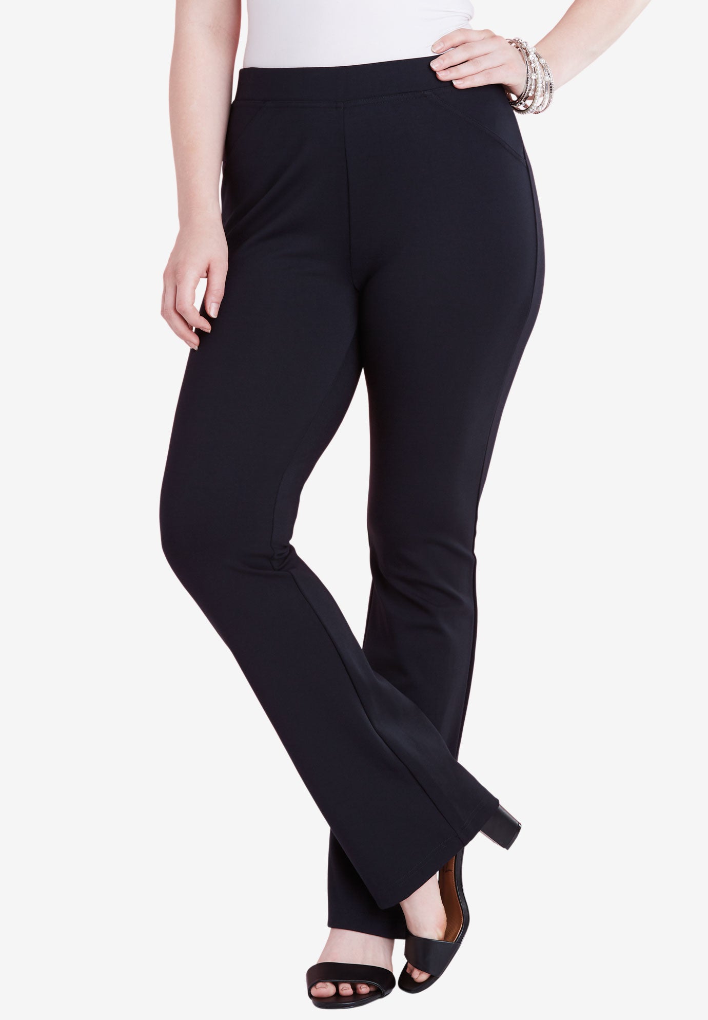 Ultimate Ponte Bootcut Pant| Plus Size Tall | Roaman's