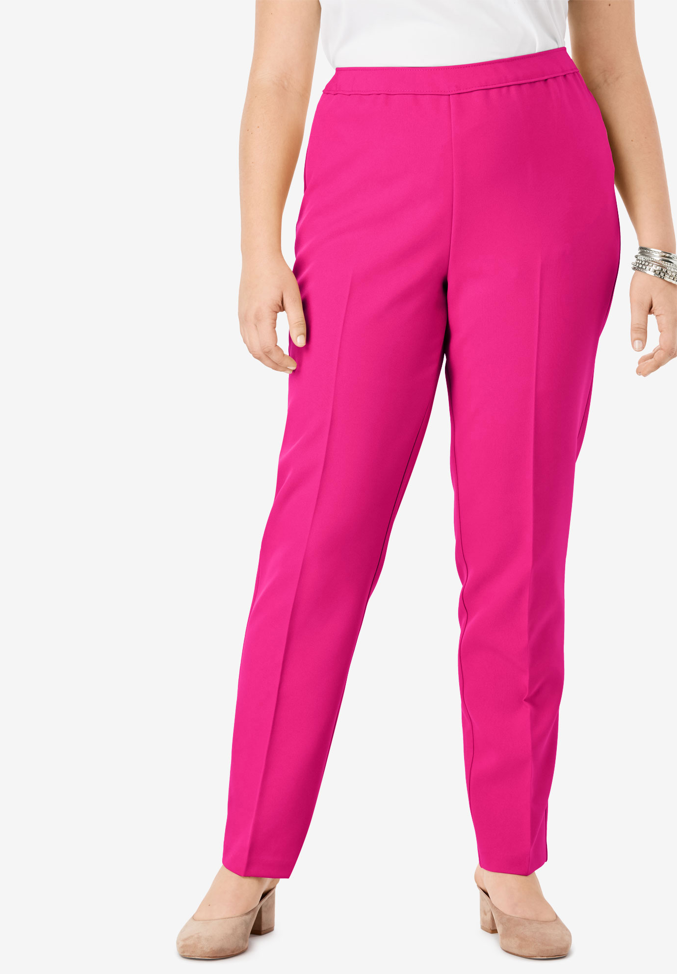 Bend Over® Classic Pant| Plus Size Tall | Roaman's