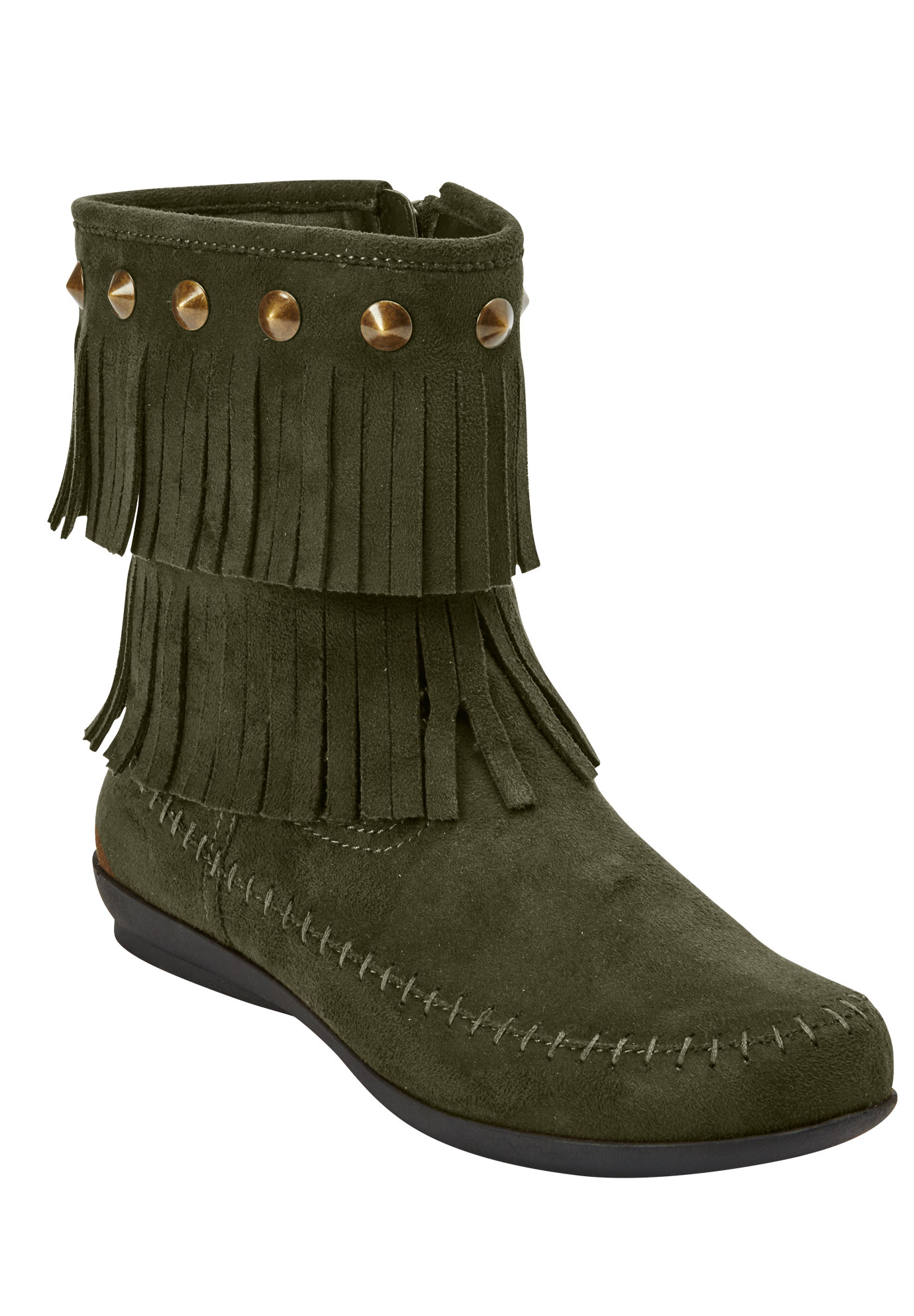 Cella Bootie by Comfortview| Plus Size Boots | Roaman&#39;s