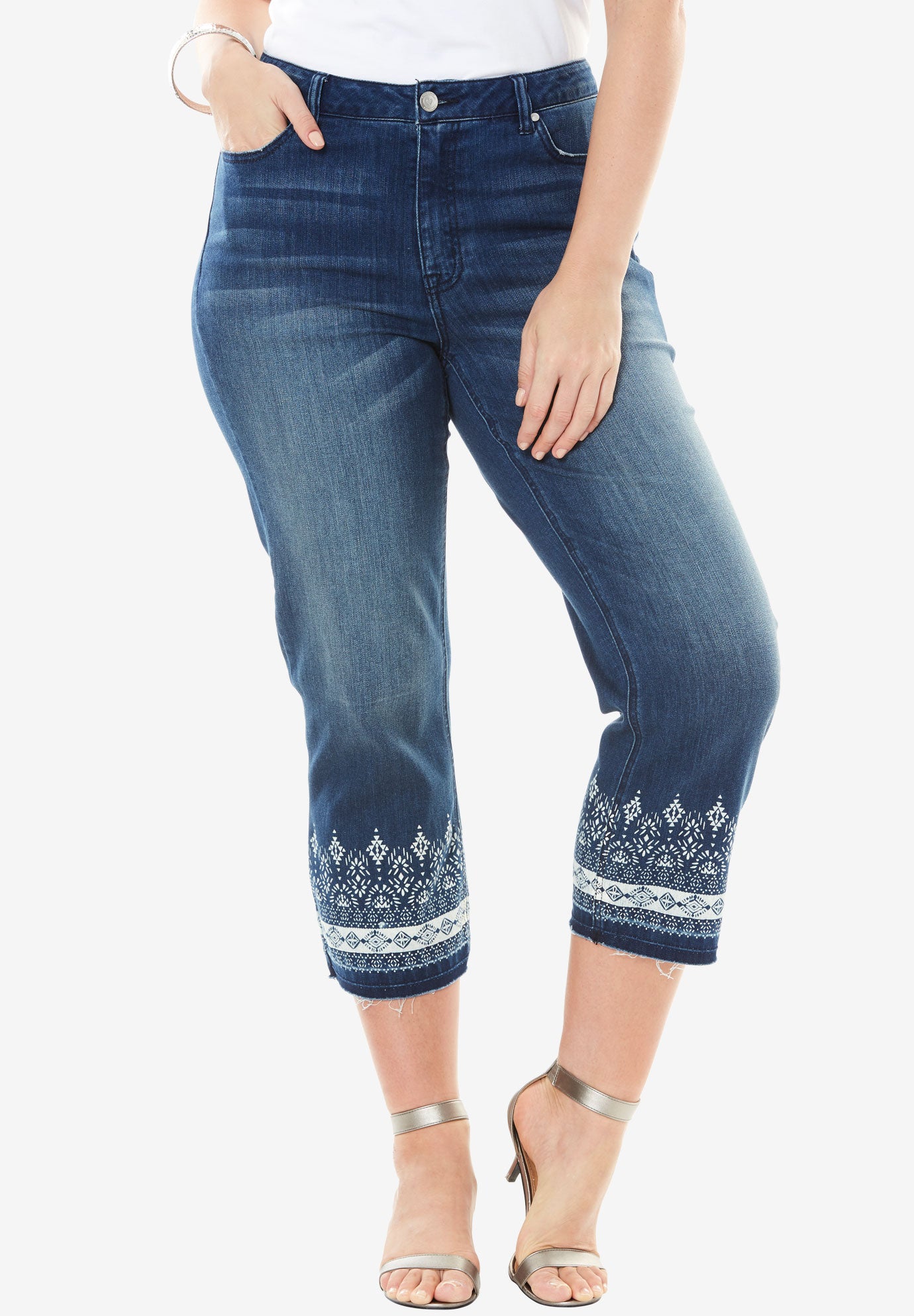 Cropped Bootcut Jean by Denim 24/7® Roaman's