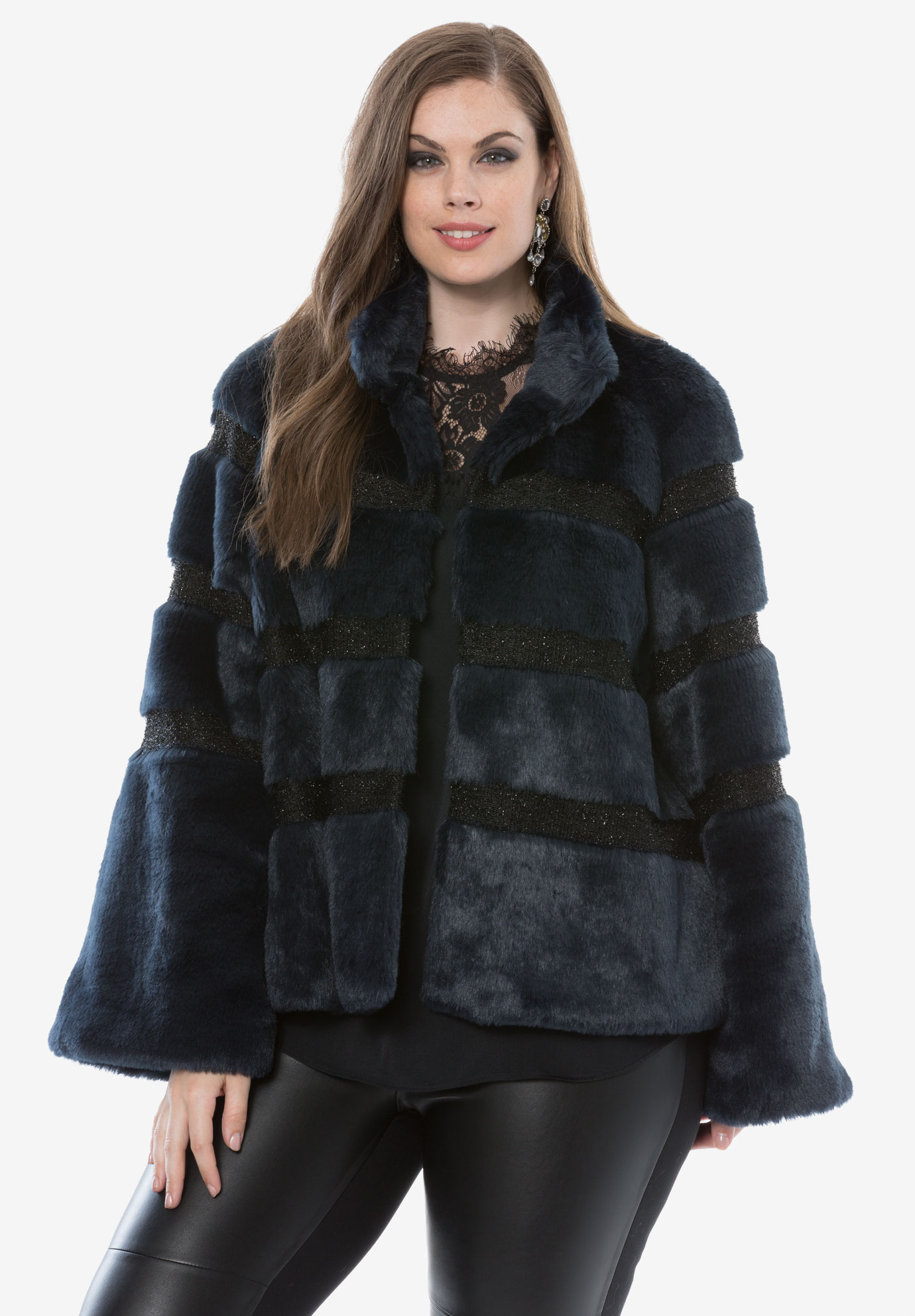 Evening Jacket by Donna Salyers Fabulous-Furs | Roaman's