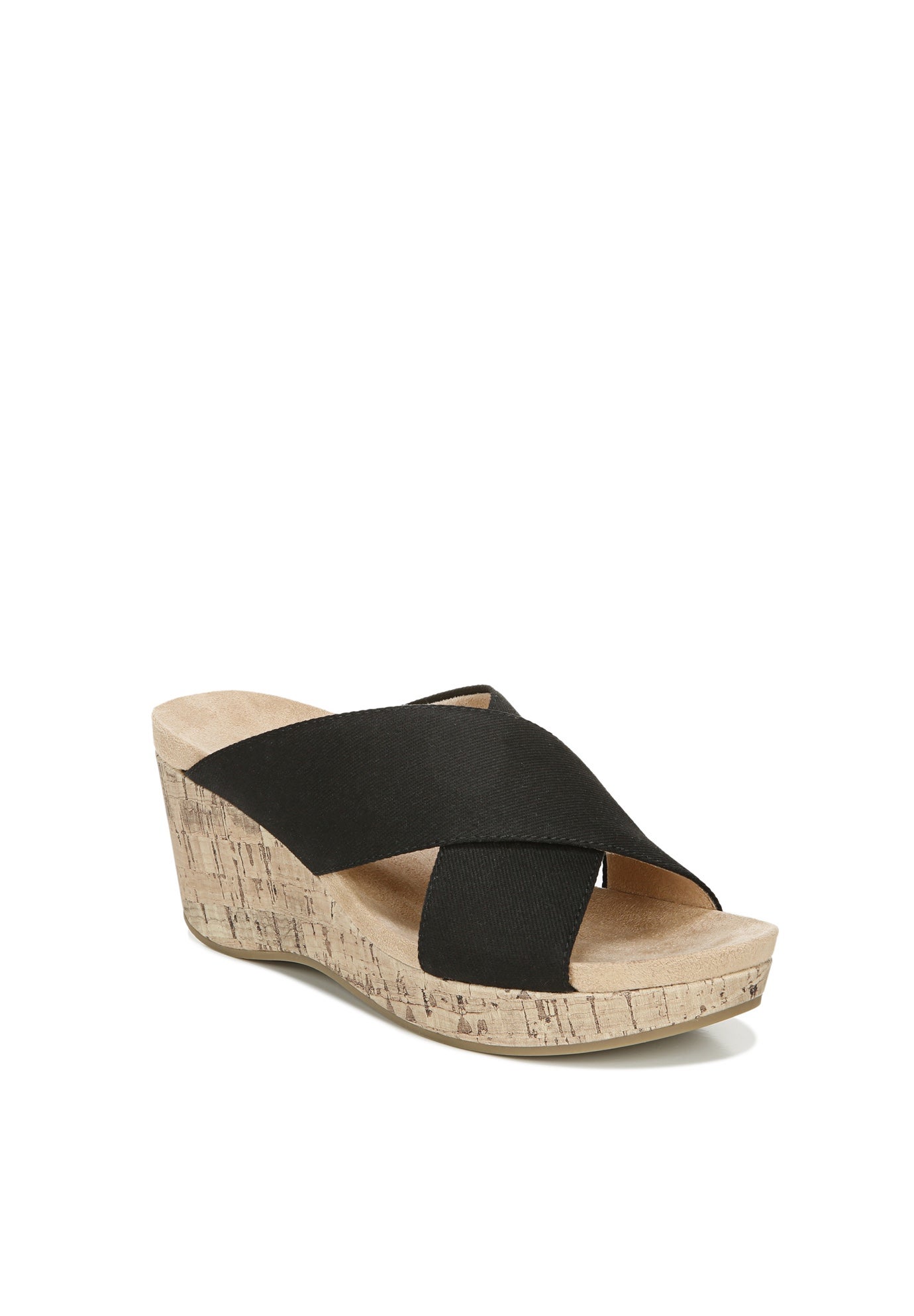 lifestride black wedges