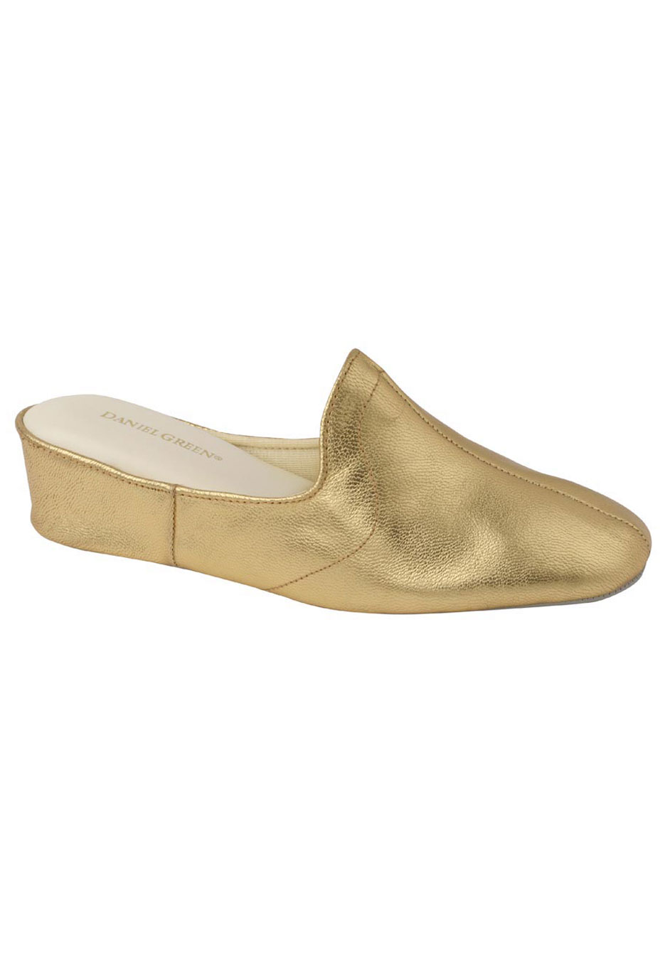 daniel green gold slippers