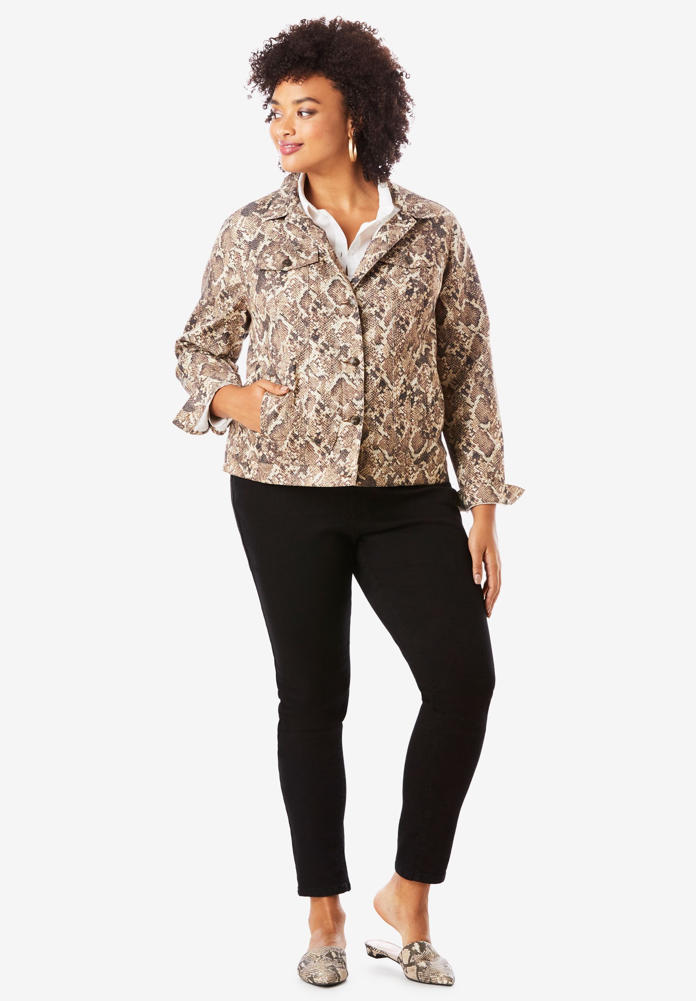 roamans denim jacket