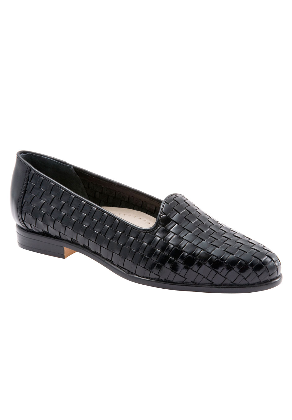 Liz Leather Loafer by Trotters®| Plus Size Flats | Roaman's