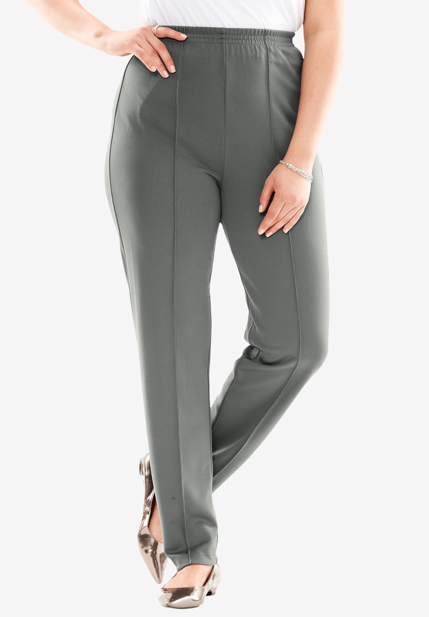 Stitched crease pants clearance