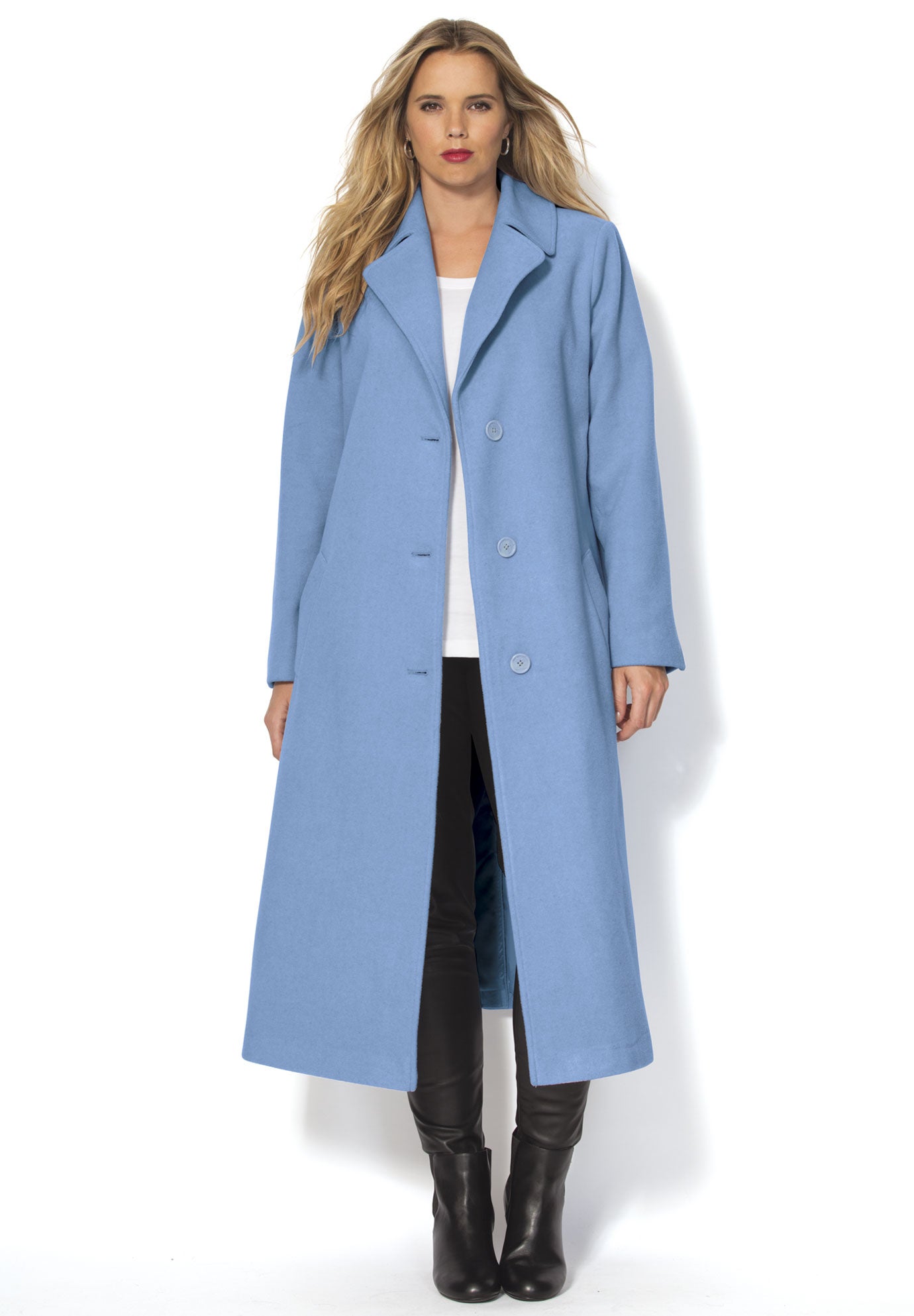 long wool coat plus size outerwear roamans roamans plus size coats