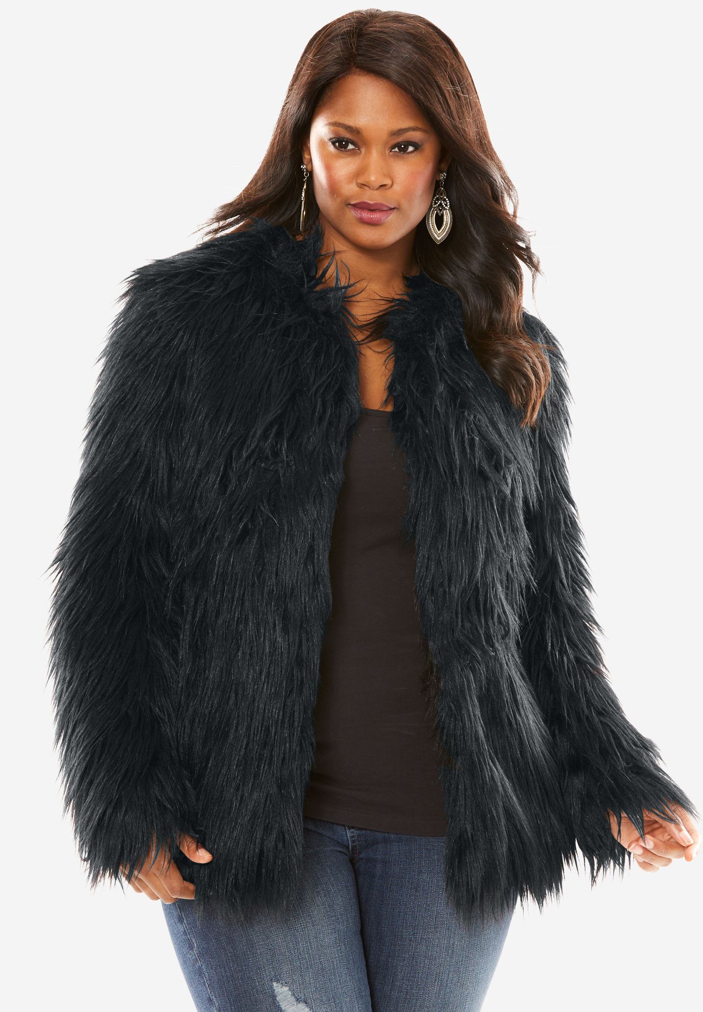 Faux Fur Jacket Roaman's